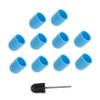 Blue 180 Grit Nail Sanding Caps for Cuticle and Side Wall Care, 10Pcs view 1