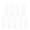 IWOWHERO Hairstylist Present 10pcs Heatproof Perm Plates for Salon Heat-blocking Barbers Tools Durable Material Color view 4