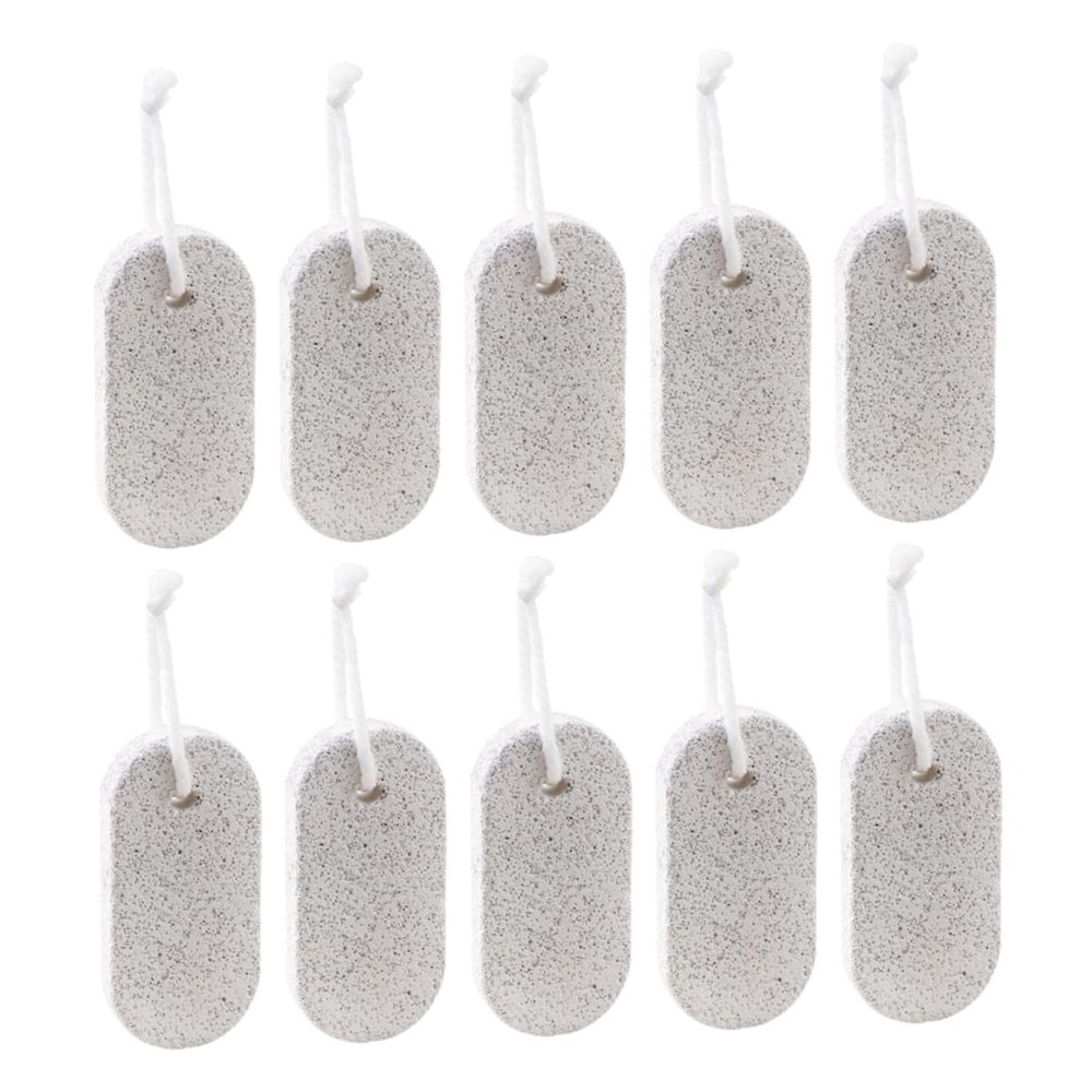 OHPHCALL 20pcs Volcanic Stone Foot Rubbing Stones Dead Skin Remover Lightweight Exfoliating for Soft Feet for Home Pedicure