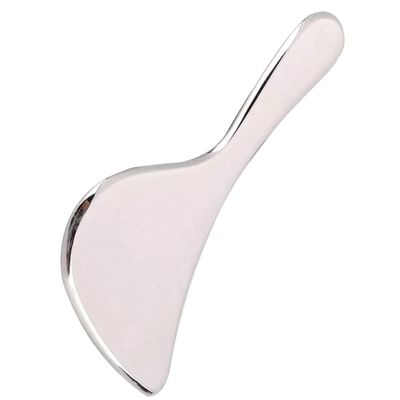 Baluue Stainless Steel Facial Scraper Tool Muscle Scraper for Blackhead Removal Jawline Sculptor Face Roller Skin Care Gua Sha Tool for Face Body