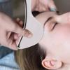 Baluue Stainless Steel Facial Scraper Tool Muscle Scraper for Blackhead Removal Jawline Sculptor Face Roller Skin Care Gua Sha Tool for Face Body view 2