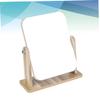 BIUDECO Cute Compact Mirror Rotatable Makeup Mirror Wooden Frame Perfect for Women Girls view 3