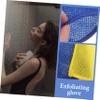 PLAFOPE 2pcs Exfoliating Shower Gloves Body Scrubber Bath Mitts for Deep Cleaning and Gentle Exfoliation for Back and Reach Areas Creates Rich Bubbles with Minimal Soap view 3