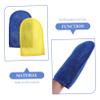 PLAFOPE 2pcs Exfoliating Shower Gloves Body Scrubber Bath Mitts for Deep Cleaning and Gentle Exfoliation for Back and Reach Areas Creates Rich Bubbles with Minimal Soap view 4
