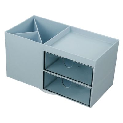 ABOOFAN Desktop Makeup Holder Storage Bin Cosmetics Storage Box Office Organizer