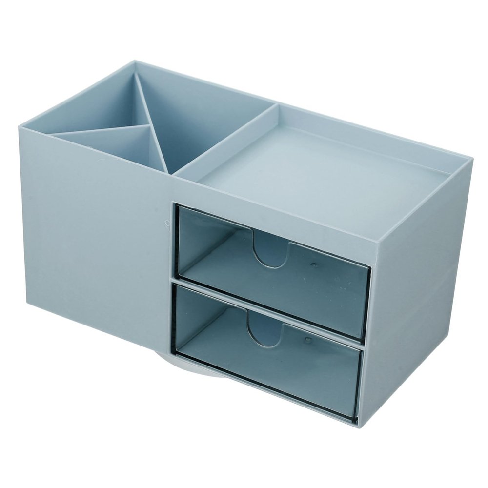 ABOOFAN Desktop Makeup Holder Storage Bin Cosmetics Storage Box Office Organizer