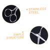 BIUDECO 3pcs Professional Stainless Steel Eyebrow Scissors Lightweight Easy to Use for Travel and Grooming view 4