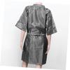 JEWEDECO 2pcs Hairdressing Gowns for Men Elegant Spa Robes Design for Salons Gyms and Home Use Beauty Attire view 3