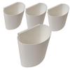 Outanaya 4pcs Hanging Storage Basket for Rv Salon Cart Tattooing Supplies Easy to Clean Plastic Material Small Storage Basket for Organizing view 1