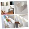 Outanaya 4pcs Hanging Storage Basket for Rv Salon Cart Tattooing Supplies Easy to Clean Plastic Material Small Storage Basket for Organizing view 2