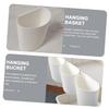 Outanaya 4pcs Hanging Storage Basket for Rv Salon Cart Tattooing Supplies Easy to Clean Plastic Material Small Storage Basket for Organizing view 3
