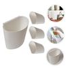 Outanaya 4pcs Hanging Storage Basket for Rv Salon Cart Tattooing Supplies Easy to Clean Plastic Material Small Storage Basket for Organizing view 4