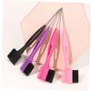 IWOWHERO Double-headed Eyebrow Brush Makeup Brush for Hair Edge Comb for Women Girls Portable Eyebrow Comb Head Replacement view 2