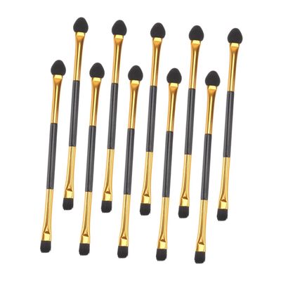 IWOWHERO 20pcs Dual-ended Eye Shadow Brushes Fiber Makeup Tool for Women for Everyday Use and Travel Easy Application for Eyeshadow and Cosmetics