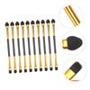 IWOWHERO 20pcs Dual-ended Eye Shadow Brushes Fiber Makeup Tool for Women for Everyday Use and Travel Easy Application for Eyeshadow and Cosmetics view 4