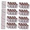 WOONEKY 100pcs Nail Sanding Bands Professional Grinding Head Polisher Sanding Sleeve for Manicure Pedicure Coarse Fine Grit for Natural Artificial Nails view 1