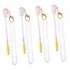 HONMEET 4pcs Lash Brush Keychain Mascara Brushes Wands Tube for Eyelash Makeup Portable view 1