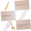 HONMEET 4pcs Lash Brush Keychain Mascara Brushes Wands Tube for Eyelash Makeup Portable view 3