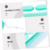SOESFOUFU 8pcs Nail Cleaning Brushes Durable Nail Scrubbers for Fingernail Care and Dust Removal Compact and Lightweight Design for Easy Portability Green view 2