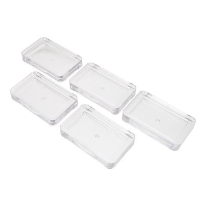 Baluue 10pcs Travel Containers for Toiletries Makeup Palette Kit Eyeshadow Box Blusher Storage Case Makeup Organizers Storage Sub Package Tray