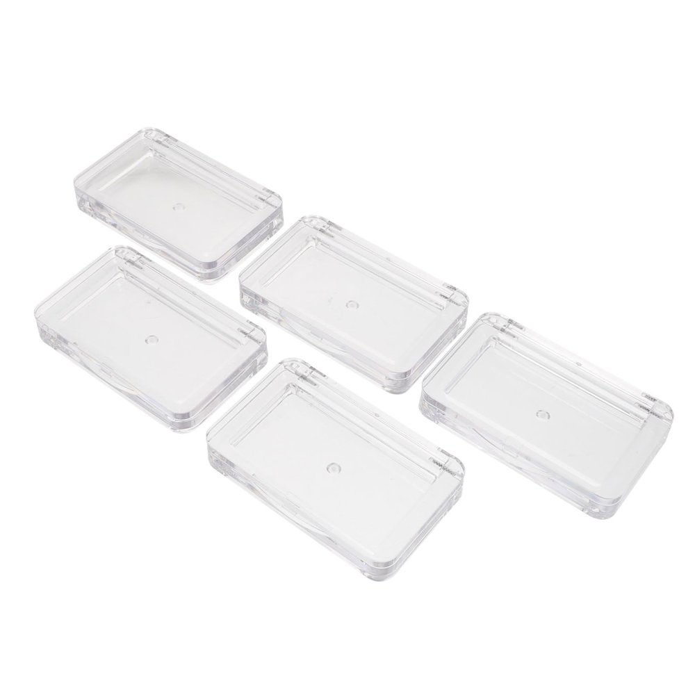 Baluue 10pcs Travel Containers for Toiletries Makeup Palette Kit Eyeshadow Box Blusher Storage Case Makeup Organizers Storage Sub Package Tray