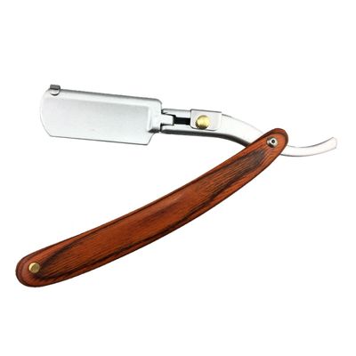 NOLITOY Chic Vintage Manual for Men Dual-sided Metal Shaving Tool for Barbers Portable Hair Shaper for Beard and Sideburns Design