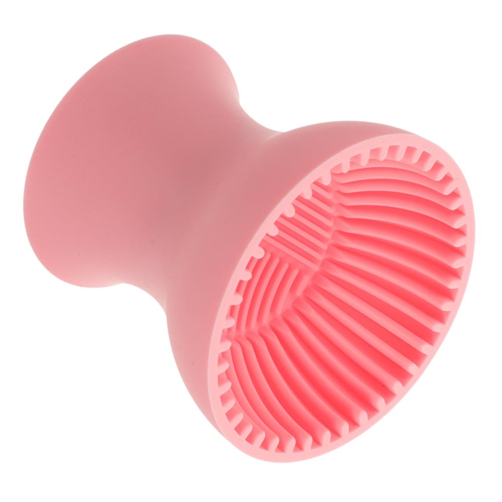 FRCOLOR Silicone Makeup Brush Cleaner Mat Portable Travel Cup Makeup Brush for Women