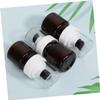 3Pcs 40ml Brown Empty Pump Bottle for Essential Oil and Nail Oil view 2
