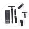 Outanaya Old Style Manual Shaver Double Razor Blade for Body Hair Safety Razor Mustache Trimmer view 4