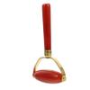 VINTORKY Roller Massaging Tool for Facial Beauty Dual-head Red Agate Face Massager for Home Use and Spa Smooth Edges Comfortable Grip Friends and Family view 1