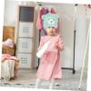 Baluue Coral Fleece Hair Drying Cap for Boys and Girls Soft Absorbent Towel Wrap Quick-Dry Hair Hat for Girls Cute Design for Home and Travel Use view 2