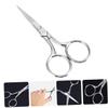 SOESFOUFU 3pcs Eyebrow Scissors Small Facial Hair Scissors Stainless Steel Portable for Women Men view 2