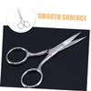 SOESFOUFU 3pcs Eyebrow Scissors Small Facial Hair Scissors Stainless Steel Portable for Women Men view 4