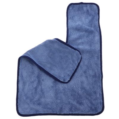 Gogogmee Hair Towel for Women Coral Fleece Quick Dry Turban Absorbent and Lightweight for Beauty Treatments Makeup Application and More Navy Blue