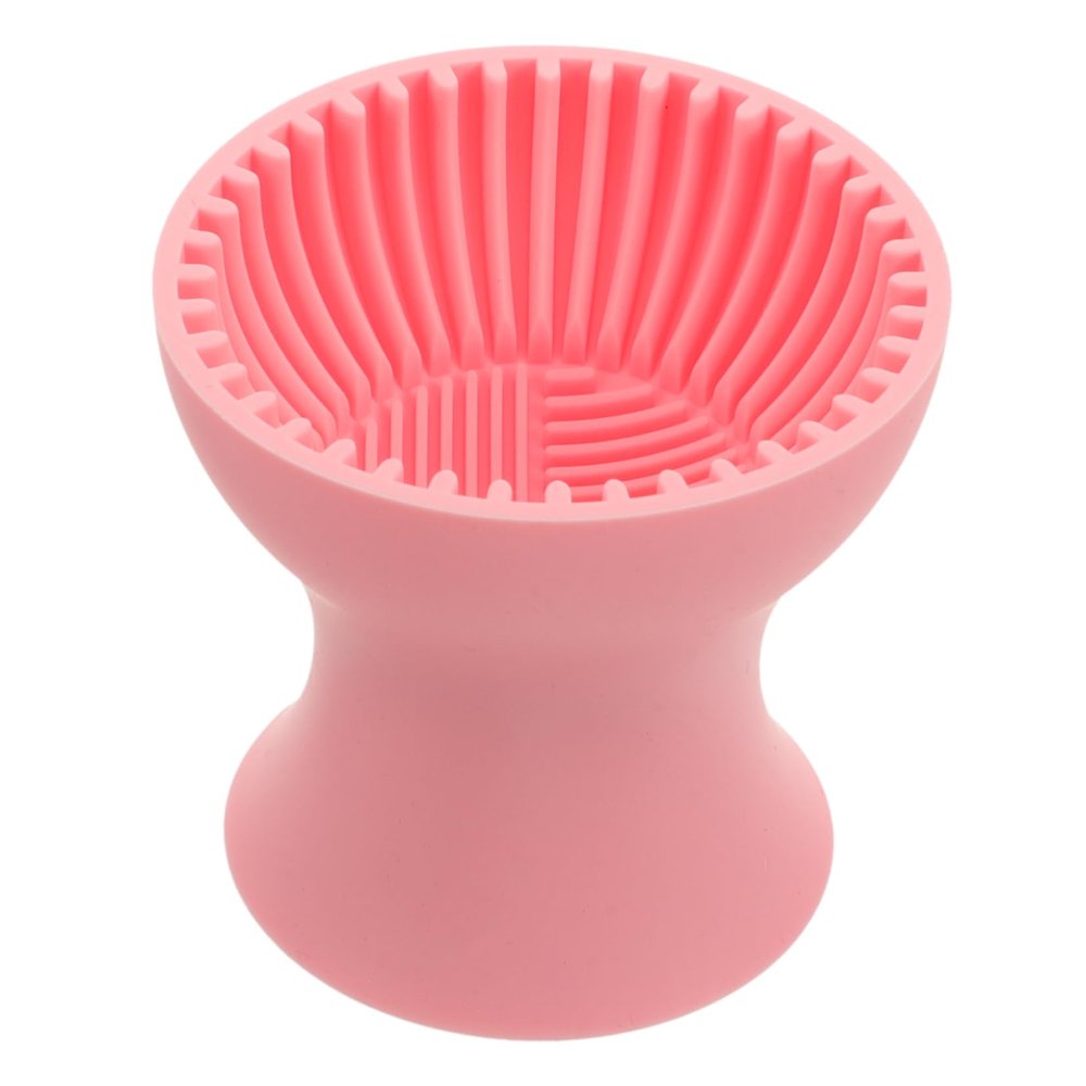 Baluue Small Makeup Brush Cleaner Silicone Makeup Brush Cleaning Cup for Women