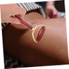 Gogogmee 1pc Guasha Tool for Face Red Agate Facial Handheld Beauty Skin Care Device view 2