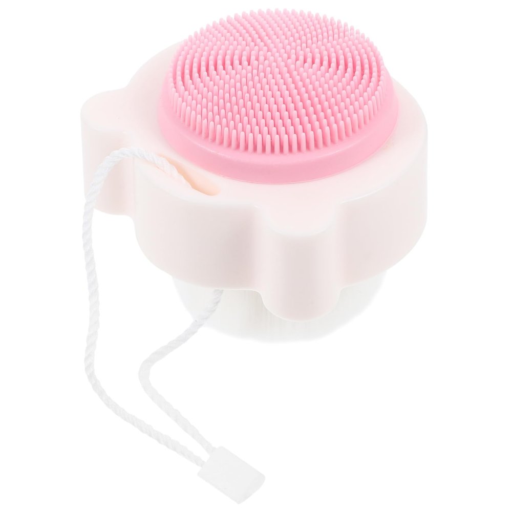 Baluue Silicone Face Scrubber Men Exfoliating Brush Bath Brush Gentle Cleansing Tool