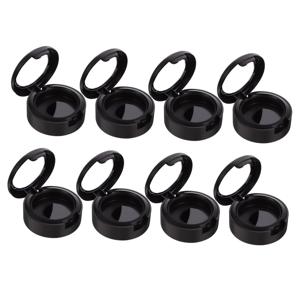 WOONEKY 8pcs Eye Shadow Makeup Empty Eyeshadow Containers Storage Box for Home Travel
