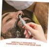 NOLITOY 1pc Stainless Steel Nose Hair and Eyebrow Scissors Round Head for Safe Trimming Portable Grooming Tool for Men and Women for Home and Travel Use view 3