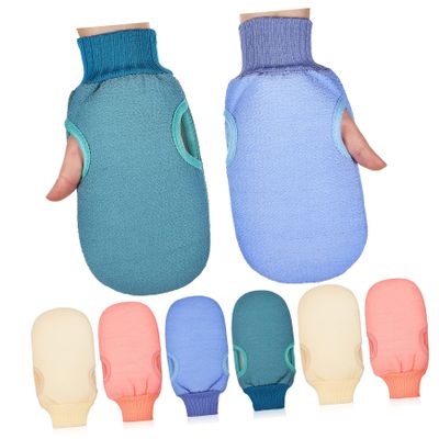 TOVINANNA 8pcs Body Scrub Exfoliating Gloves for Women Men Shower Glove for Women