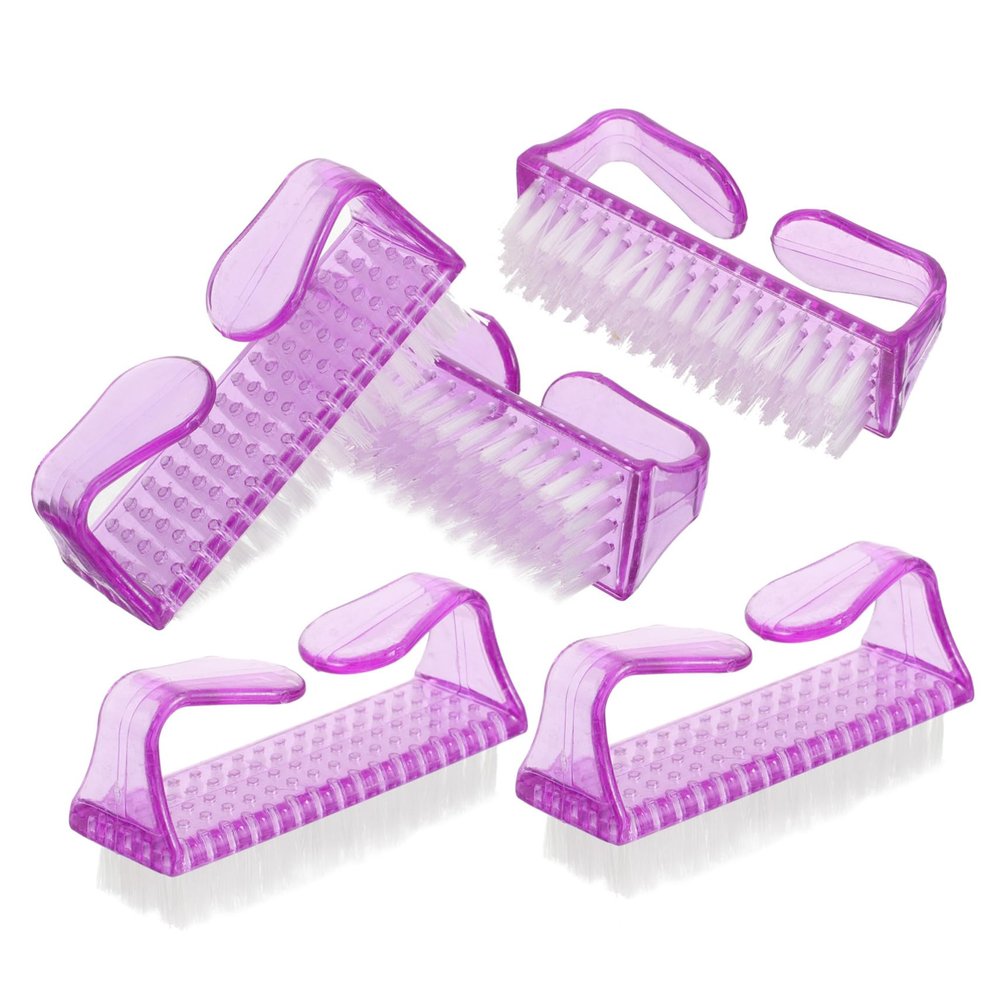 SOESFOUFU 5pcs Nail Manicure Dust Cleaning Brush Easy to Use for Nail Art and Cleaning