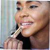 Gogogmee 4pcs Silicone Lip Brushes Portable Lip Applicators for Gloss Concealer Soft Multi-functional Makeup Tool Protective Cap for Precise Application view 2