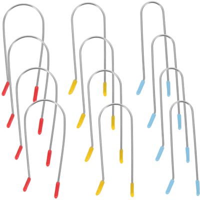 HAPINARY 24pcs Hot Roller Clips Replacement U-shaped Hot Roller Clamps for Hair Volume Clip Home Hairstyles