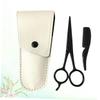 NOLITOY Beard Trimmer for Men Professional 3pc Beard Scissors Set Comb Precision Cutting Scissors for Small Facial Hair for Diy Salon Use view 3