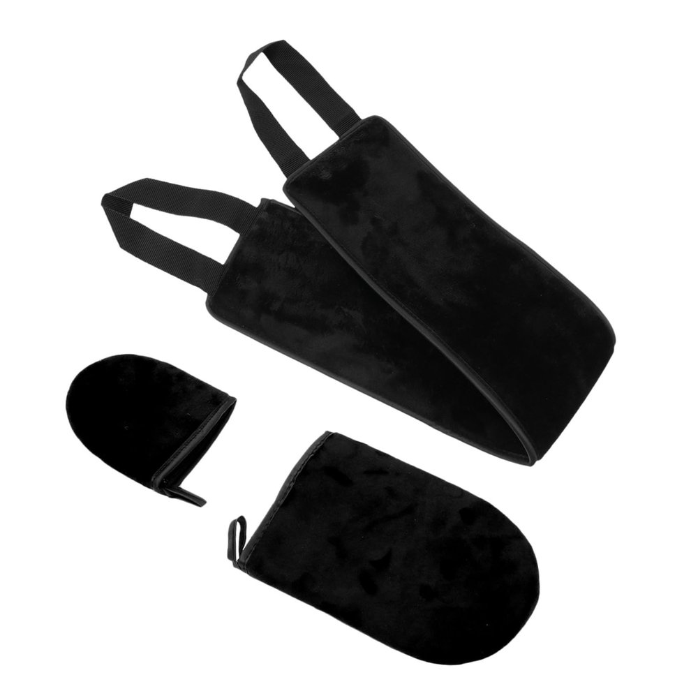 Baluue 3pcs Moisture Tanning Glove Mitts Self Tanning Applicator for Back Face Lotion Exfoliating Gloves