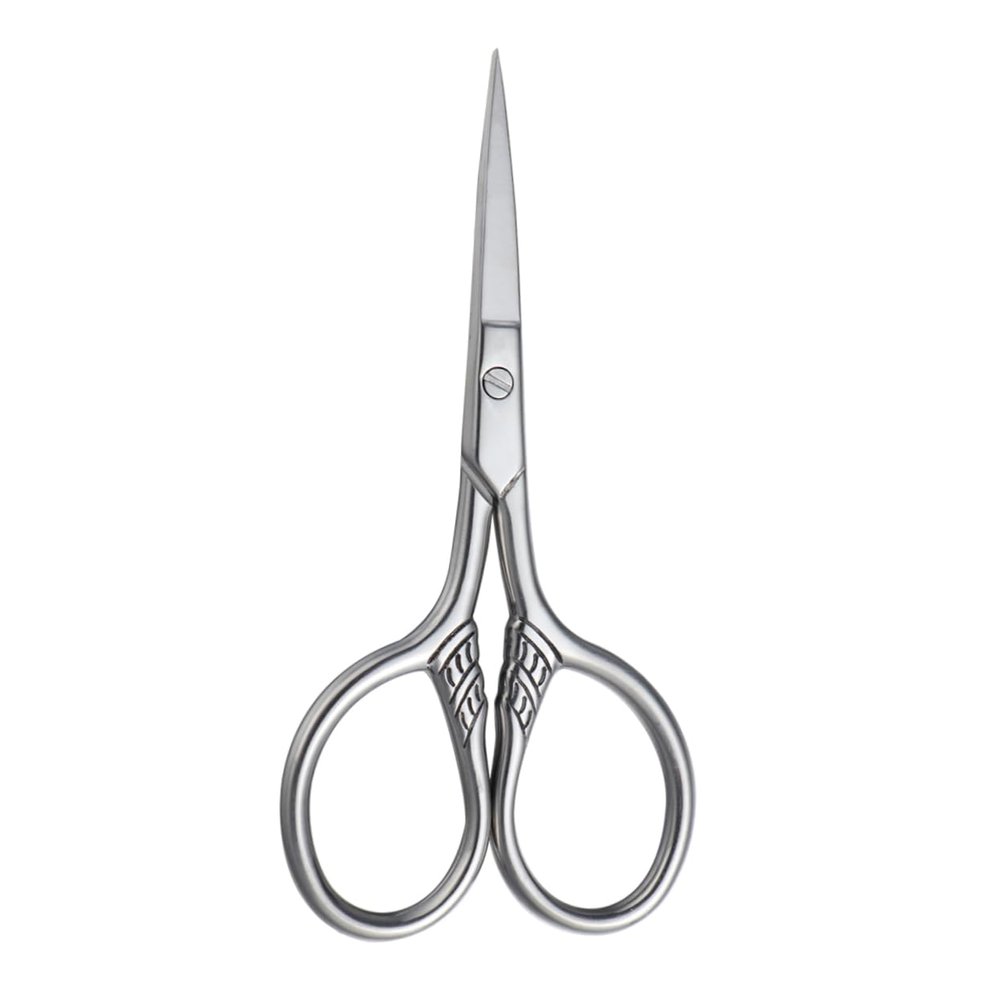 TOVINANNA Men's Beard and Mustache Scissors Professional Trimmer Razor Beard Shears Facial Trimmer Sleek Stainless Steel Cutting Scissors