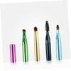NOLITOY Multifunctional Makeup Brush Heads Eyeshadow Lip Brow Detachable Portable Nylon Material Metal Handle view 2