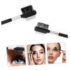 Baluue 3pcs Eyebrow Lash Brush Dual Head Comb for Smooth Curled Eyebrows Natural Lash Styling Tool view 2