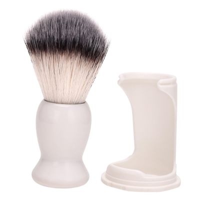 Ipetboom Men's Shaving Brush Beard Trimming Kit Shave Brush Stand Gentle Massage Stand Hair Duster