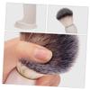 Ipetboom Men's Shaving Brush Beard Trimming Kit Shave Brush Stand Gentle Massage Stand Hair Duster view 2